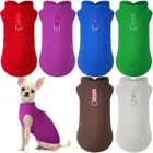 Зимняя Мягкая флисовая одежда для домашних питомцев, одежда для щенков, пальто для французского бульдога, костюм для мопса, куртка для маленьких собак, жилет для чихуахуа и йорков