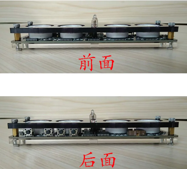 Светящиеся часы с 4-битной интегрированной трубкой + пульт дистанционного