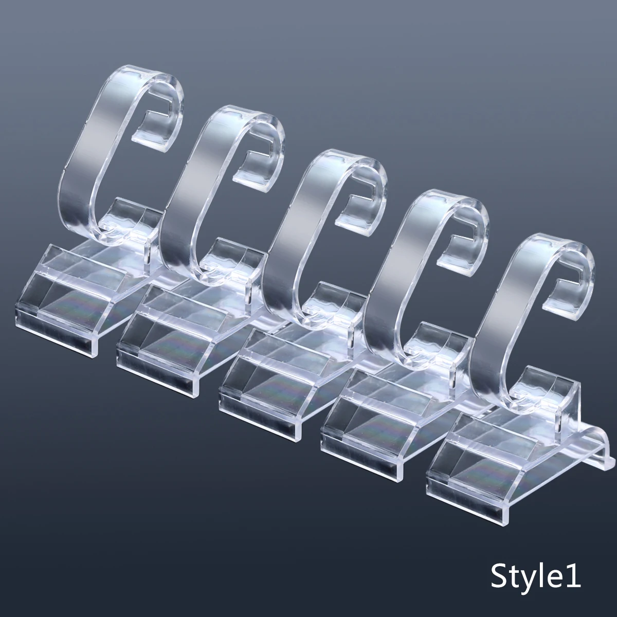 Витрина из прозрачного пластика для часов 1/5/10 шт. витрина браслетов прозрачная