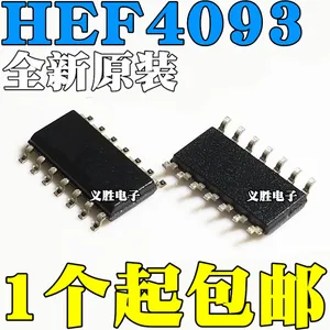 2PCS New and original HEF4093BT SOP14 Schmitt trigger Logic chip IC Logic chips, can replace CD4093BM SOP14 logic devices chip