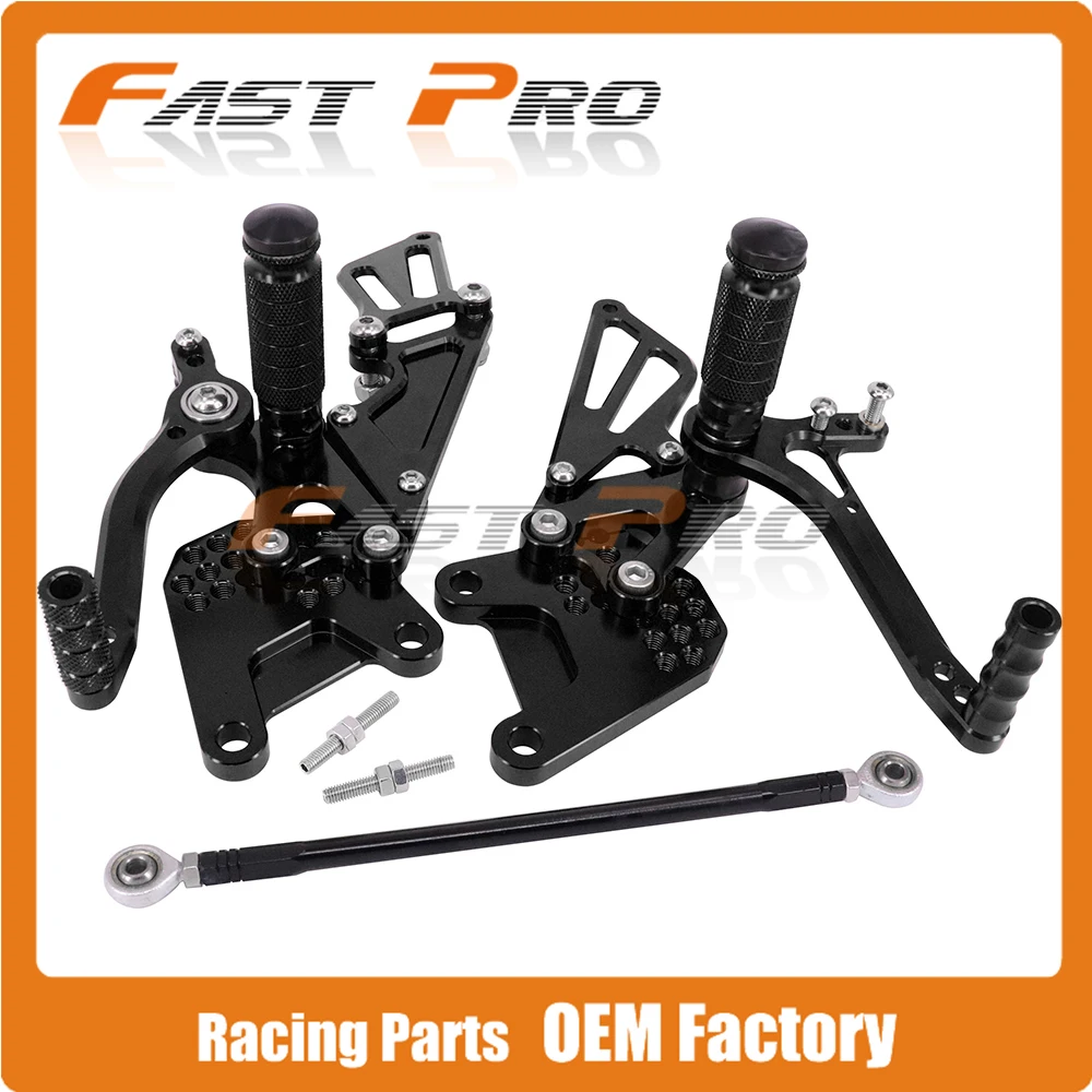 CNC мотоциклетные регулируемые штифты для заготовки педали для KAWASAKI ZX10R ZX-10R ZX 10R 2006 2007 2008 2009 2010