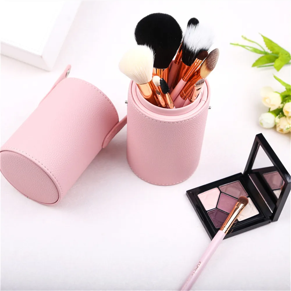 

Zoreya Goat Hair 12Pcs Colorful Luxury Makeup Brushes Set Professional Brush Kit Foundation Blush Makeup Cosmetic Tool Wholesale