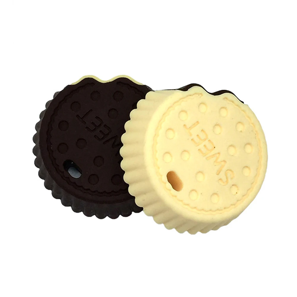 

Creative Puzzle Biscuits Molar Teether Cute and Funny Food-grade Silicone Teether Soft Texture Increases Appetite прорезыватель