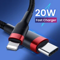 usb c fast charging cable for iphone 12 11 pro max 12 mini xs xr es pd 20w quick data charging cable usb type c cable for phone