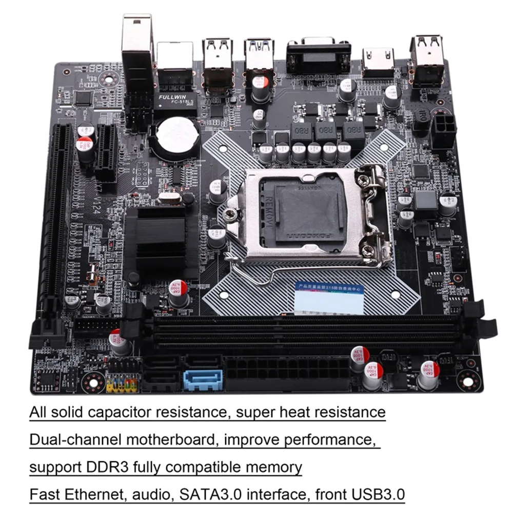 B75 материнская плата LGA 1155 поддержка DDR3 ОЗУ для 2-го 3-го поколения I3 I5 I7
