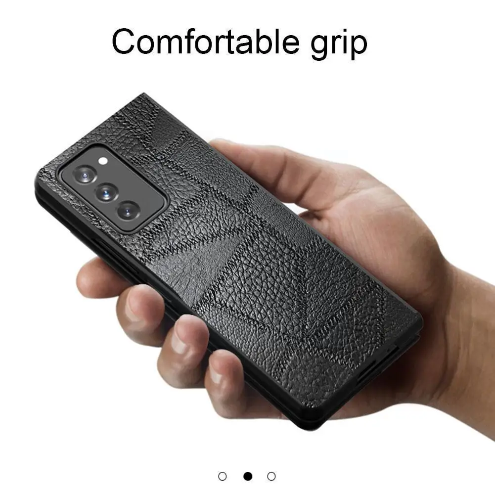 

Suitable For For Samsung FOLD3 Mobile Phone Case Fold Leather Printing Protective Cover For FOLD3 All-inclusive Anti-fall Z9V3