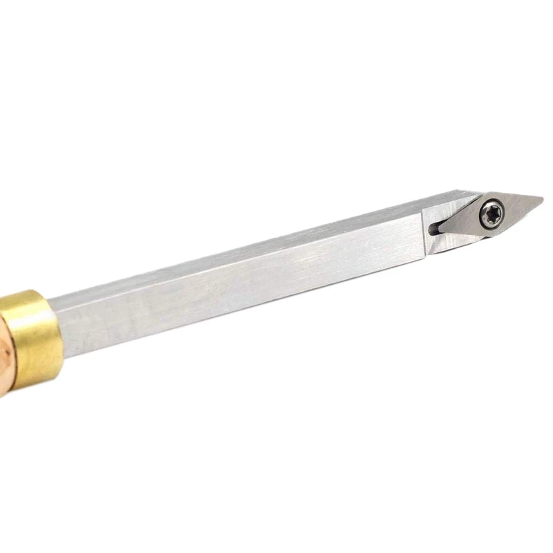 

Carbide Woodturning Tool (3 Piece Set) Includes Diamond Shape, Round and Square Turning Tools with Comfort Grip Handles