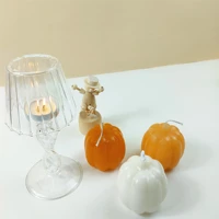 3d filbert pumpkin silicone candle mold diy aromatherapy mould handmade plaster craft cake decorating soap making home ornaments