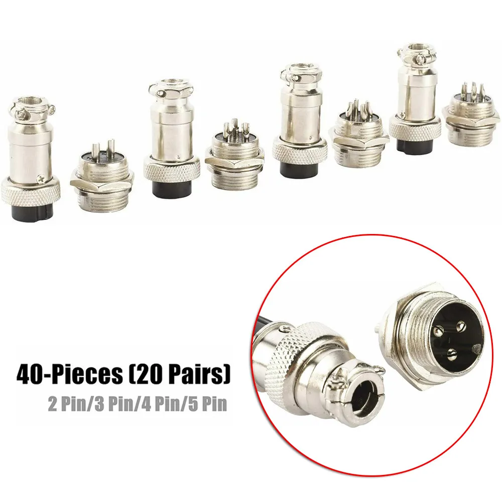 

Parts Male And Female Plug Kit Plug Replacement Wire 20Set Accessories