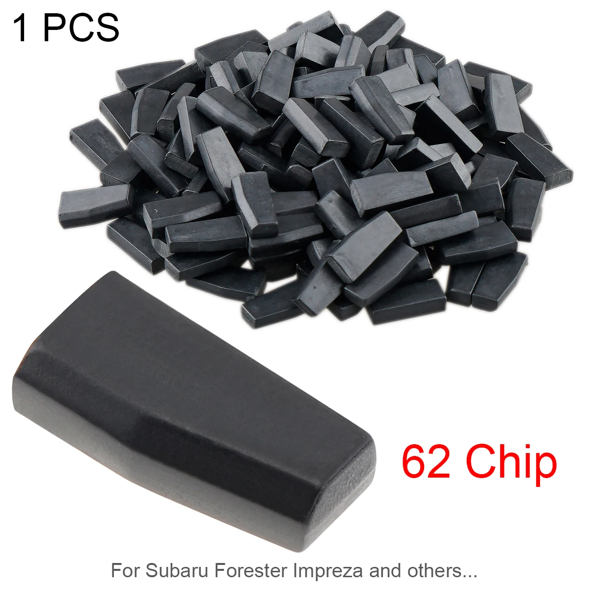 

Blank 4D62 / 4D ID62 ID4D62 Carbon Chip Car Key Transponder Chip Fit for Impreza/Subaru/Forester