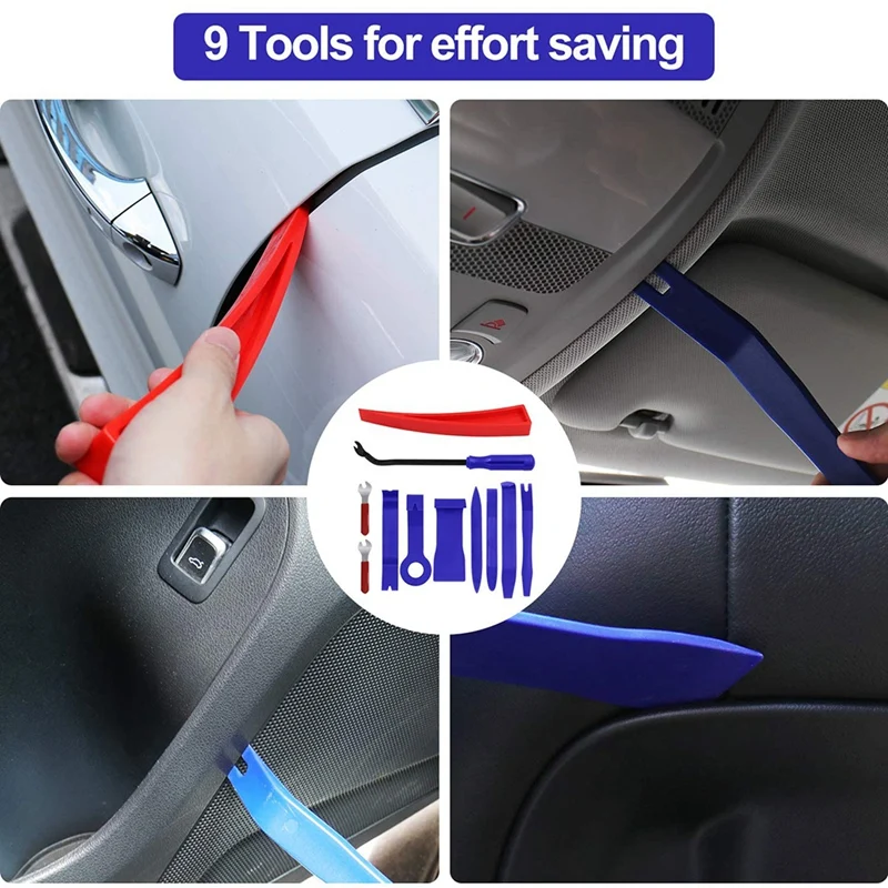 

Professional Emergency Car Locking Kit,Automatic Trimming and Disassembly Tool Kit, Basic Tag Tool Kit for Vehicle Truck