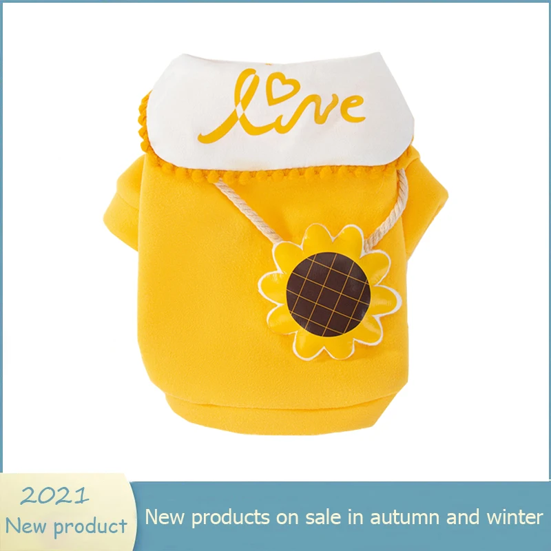 

Pet Winter Dog Clothes For Small Medium Dogs Cats Puppy Warm Satchel Coat Chihuahua Costume Pets Clothing Jacket For Yorkies Pug