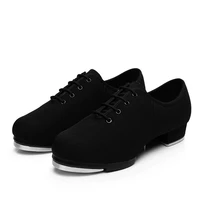 canvas tap shoes men women adult children oxford cloth dance shoes soft sneakers bottom square indoor tap leather shoes sports