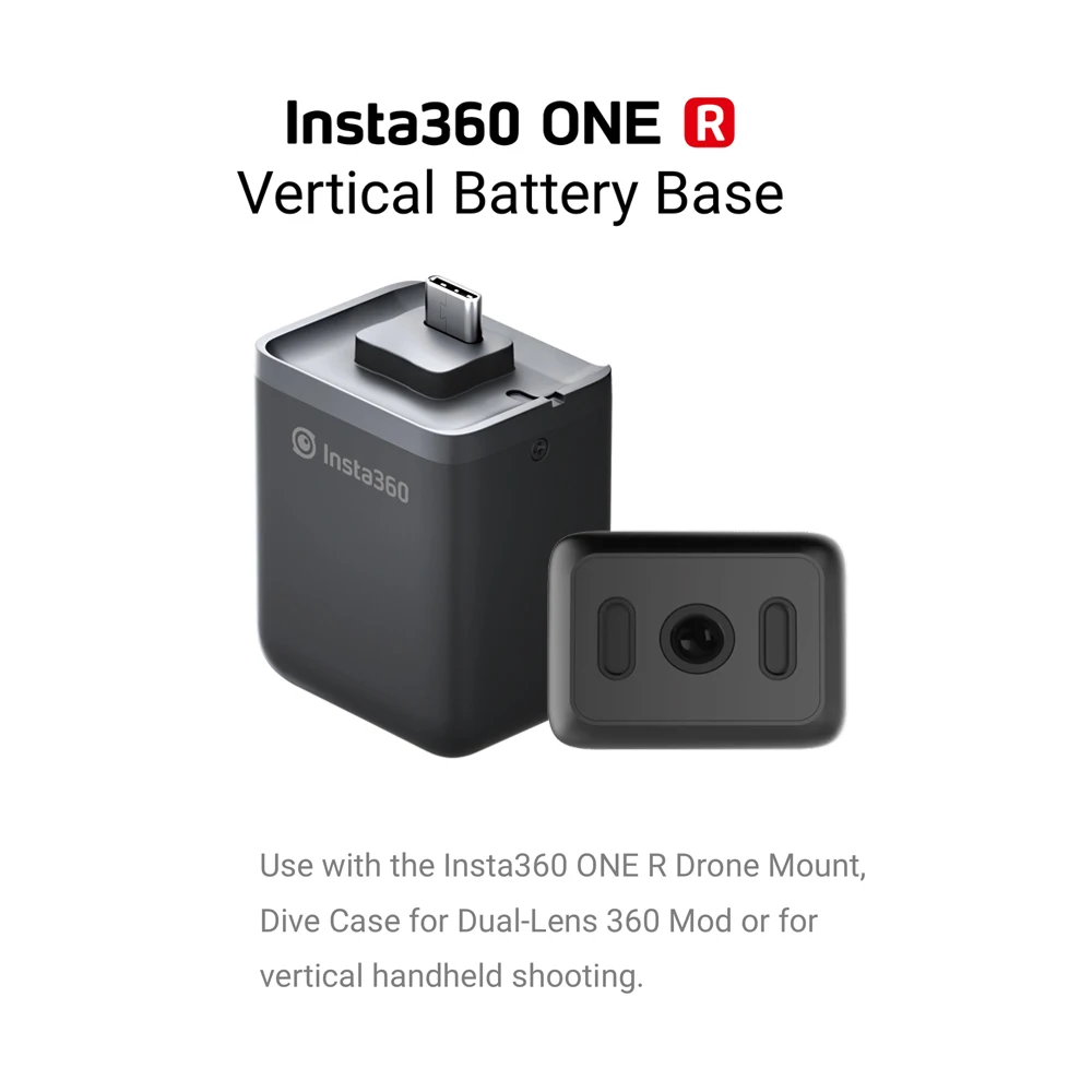 Insta360 ONER Vertical Battery Base &amp Bumper Case Action Camera Accessories Fall protetion for Waterproof Sport Cam | Электроника