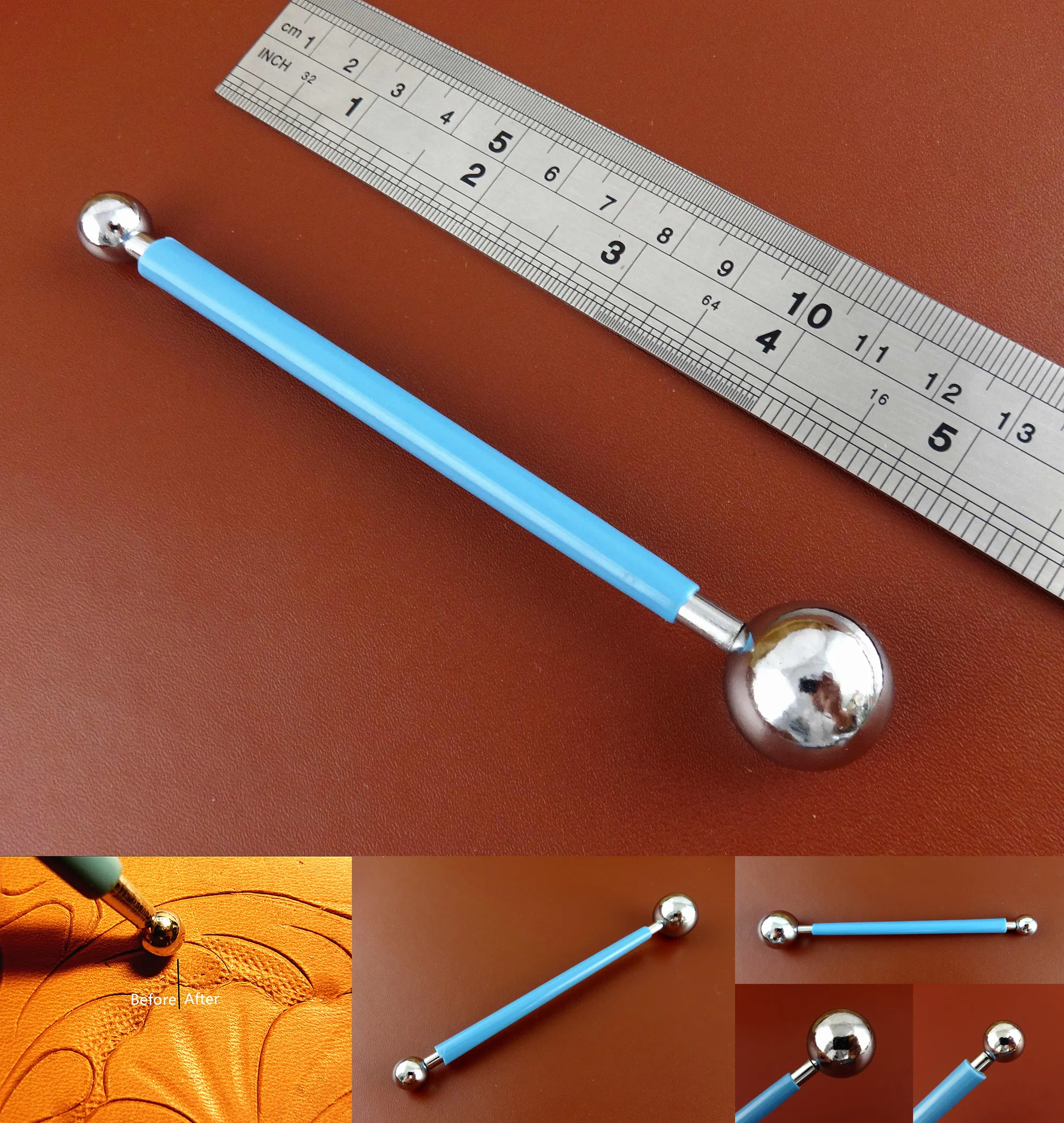 Кожаный ремесло цветок сделать кожу прижимная скульптура вырезать