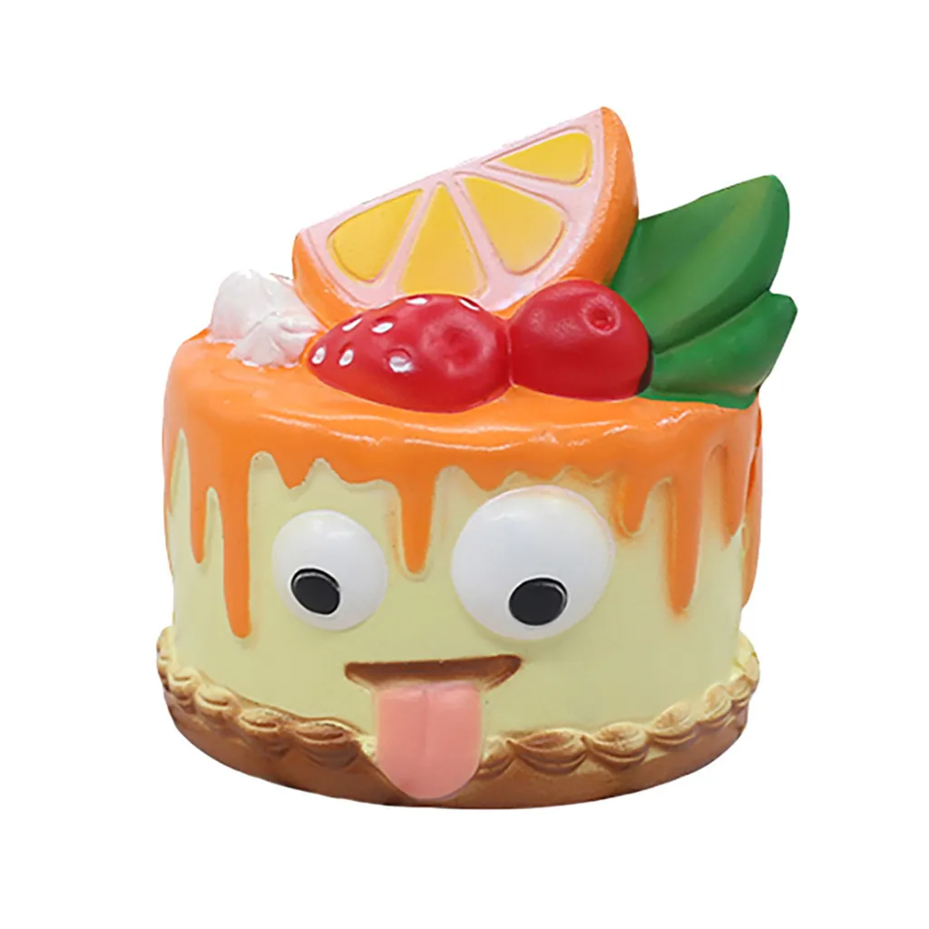 Имитации смайликов торт декомпрессии вентиляция медленно отскок игрушка кухня и