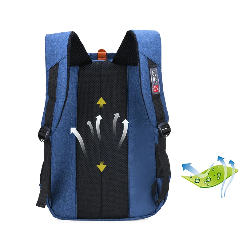 Large School Backpack High Quality College Students Bag Water-Repellent Middle School Laptop Backpack Mochila 6384-L