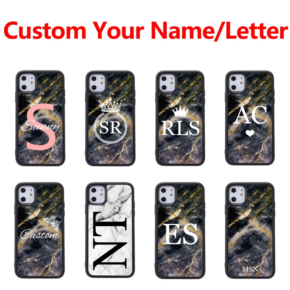 

Custom Name Phone Case For iPhone 11 Case For iPhone 7 8 Case DIY For iPhone XR XS X Cover Case For iPhone SE 2020 Case For 11