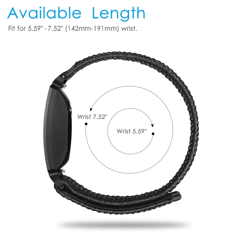 Nylone браслет ремешок для Fitbit Inspire HR Band трекер фитнес-активности спортивные часы сменный ремешок на запястье браслеты