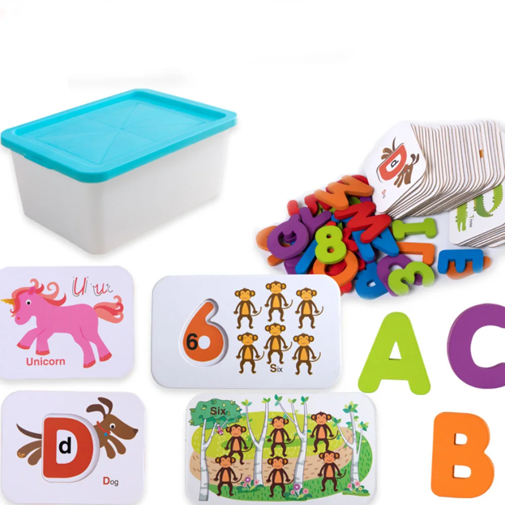 

Children Educational Puzzles Cartoon Animal Numbers Early Education Children Learning Toys Games and Puzzles Baby Toys