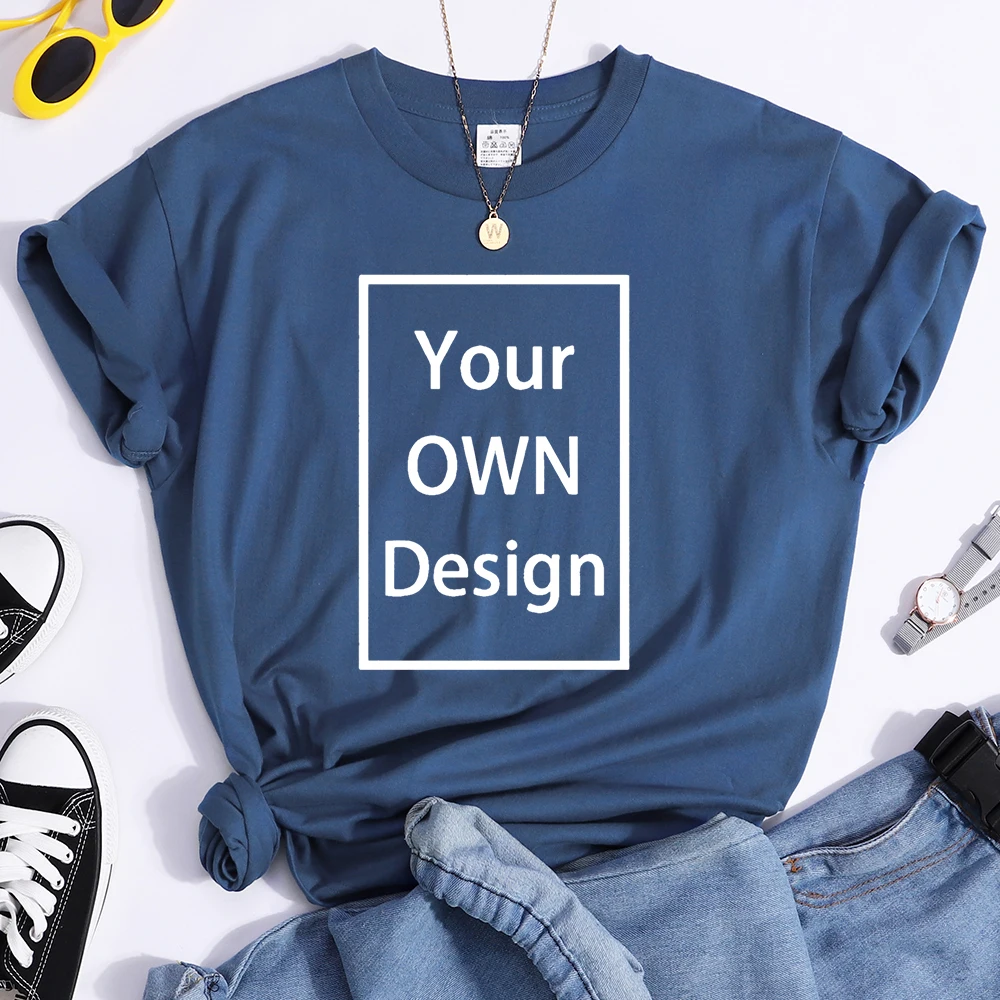 

Women's cotton custom T-shirt