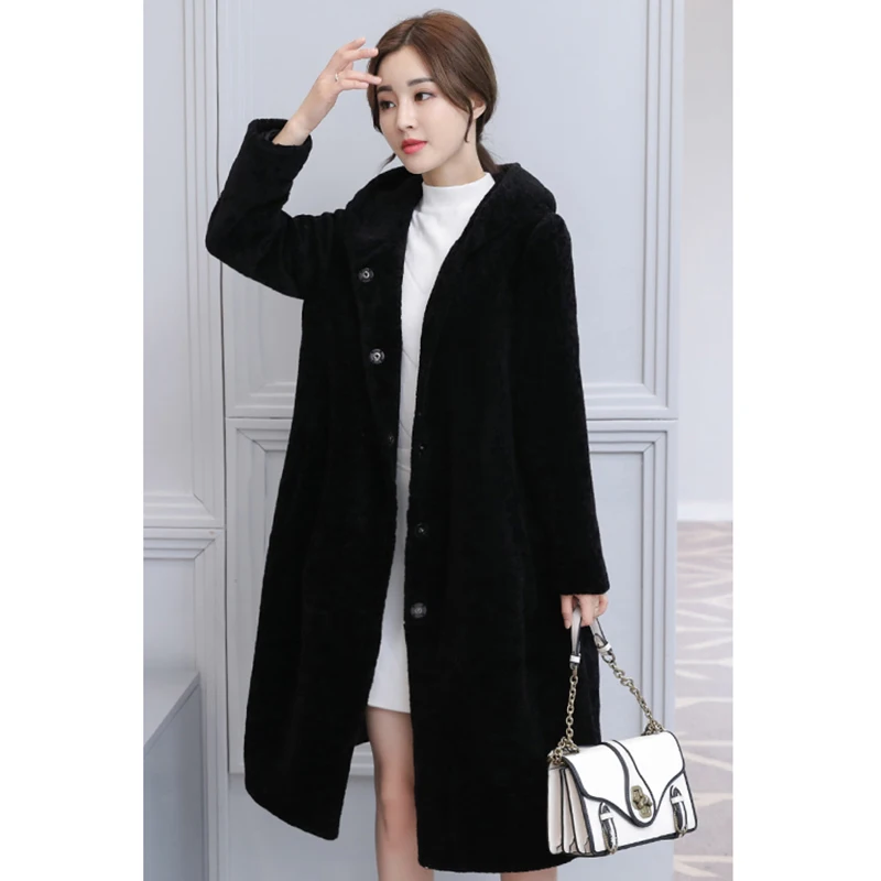 Sale Item Special Price Link New Fashion Long Coats Women Hooded Artificial Fur Coat Thick Warm Winter Coat Faux Fur Outerwear