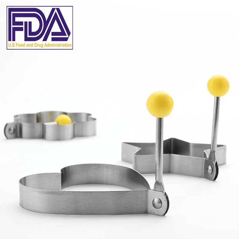 4 шт. толще Нержавеющая сталь форма для обжаривание яиц инструменты омлета на