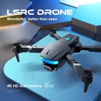 ls878 drone 4k hd wide angle dual camera 1080p wifi visual positioning height keep rc drone follow me quadcopter drones toys