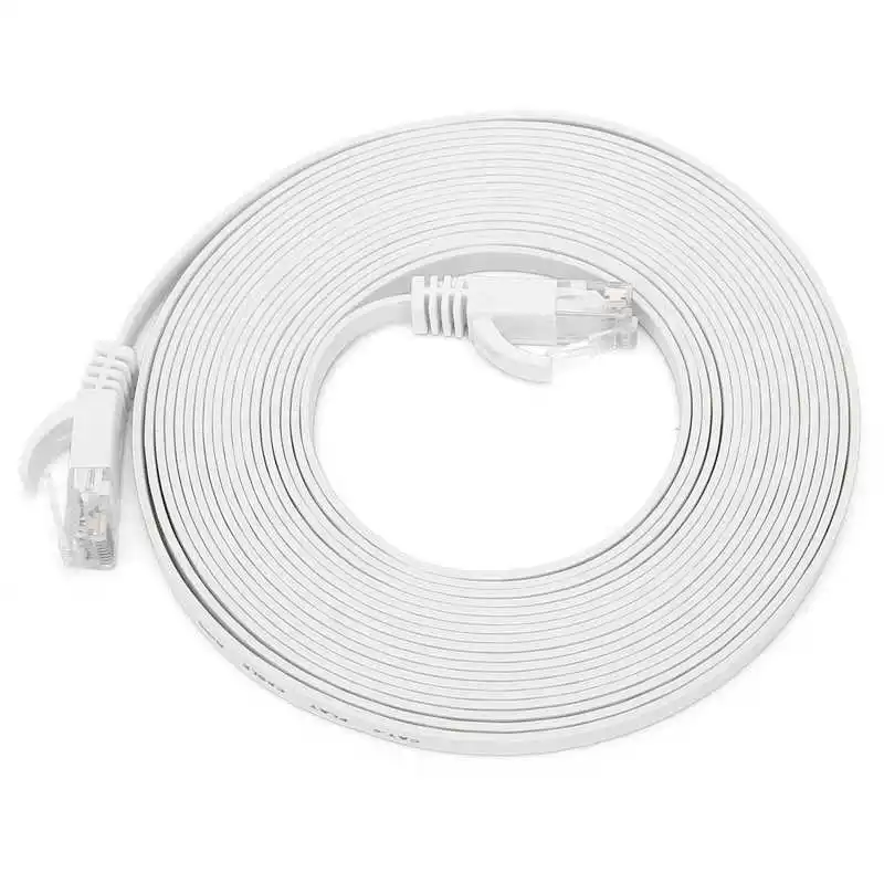 

Ethernet Cable CAT6 Gigabit 8 Core Twisted Pair Network Jumper Flat Copper Wire Supplies