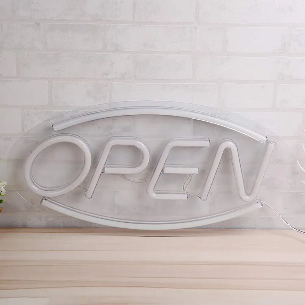 

Open Neon Sign Light Wall Hanging Word Signs Store Business Bar Club Wall Decoration Commercial Lighting Colorful Neon Bulbs