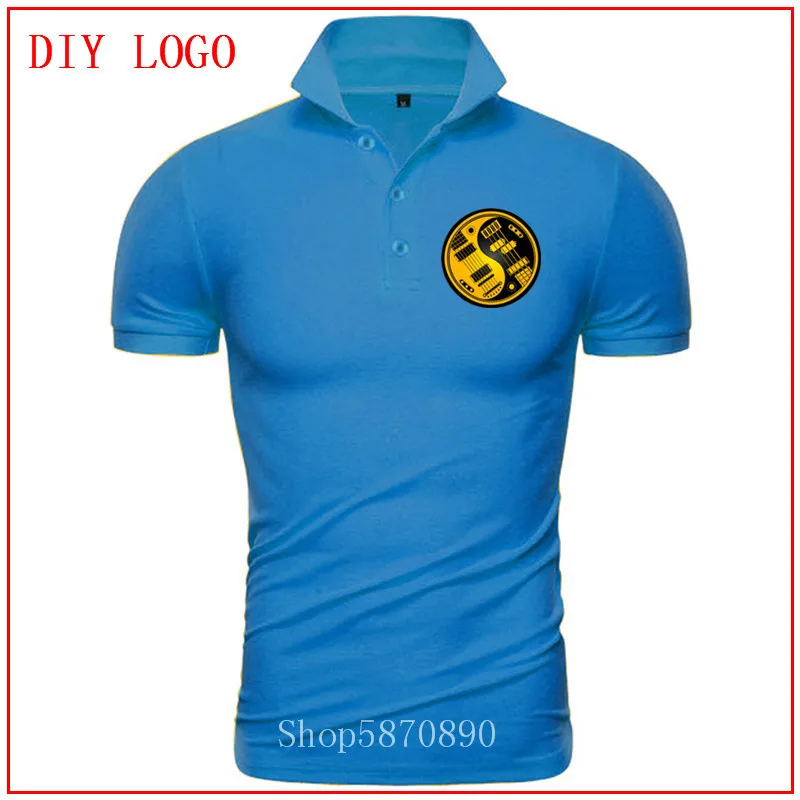 Мужская футболка с коротким рукавом желтая рубашка поло Инь Янь 2020 | одежда