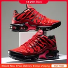 Кроссовки мужские с низким верхом, на шнуровке светильник легкие дышащие, для бега, резиновая амортизирующая Нескользящая повседневная обувь