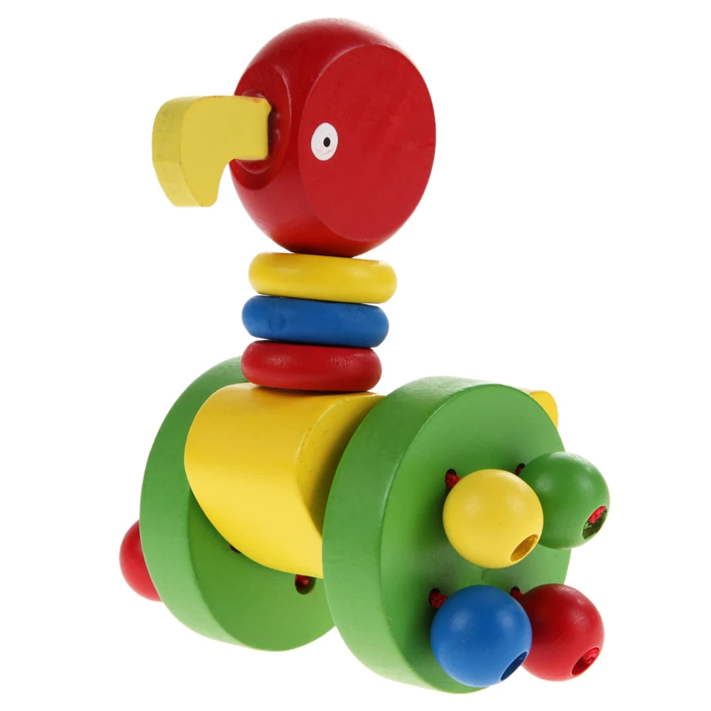 

Cartoon Baby Coagent Toddler Child Putting Animals Wooden Puzzle Trolley