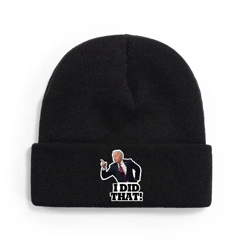 

New Let Us Go Brandon Beanies For Men Women Keep Warm Cap Soft Fashion Knitted Winter Hip-Hop Retro Hats Christmas Gift