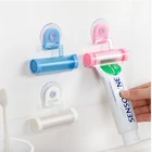 Диспенсер для зубной пасты на присоске, выдавливатель из АБС-пластика с присоской, аксессуары для ванной комнаты