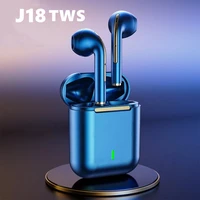 j18 tws true bluetooth headphones wireless gaming headset sport earbuds touch control earphones for android ios smartphones