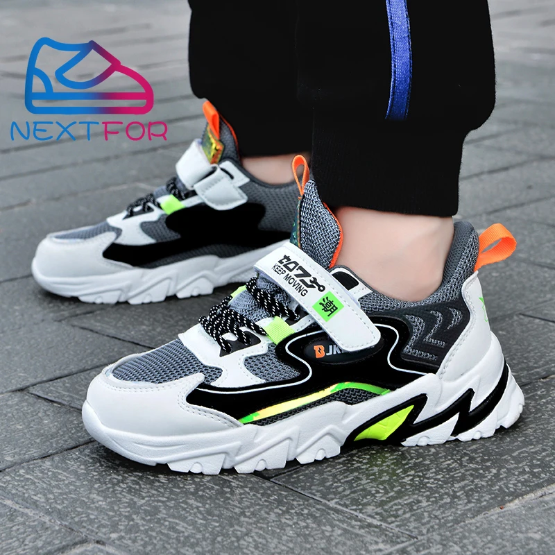 

New Cool Running Boy Trainers Hard-Wearing Soft Bottom Baby Sport Shoes Breathable Anti-Slip Mesh Student School Trainers
