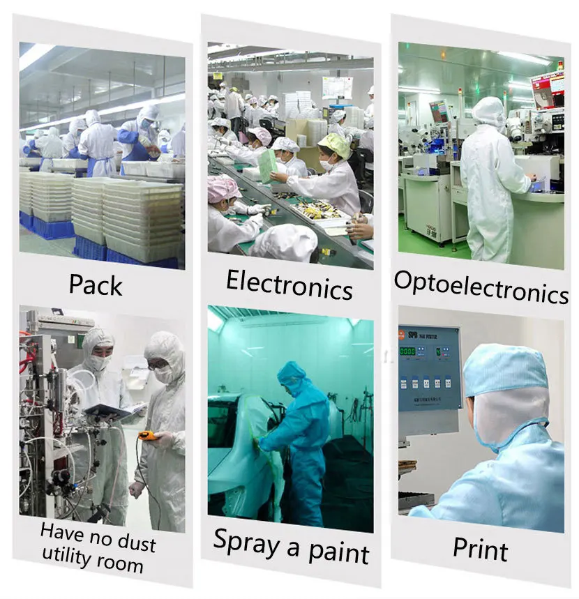 

High Quality ESD Spray Painting Protective Pharmaceutical Food Factory Hat Head Safety Helmet Work Cleanroom Dustproof Shawl Hat