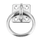 1 шт 6 мм 304 Нержавеющаясталь накладка на глаза пластина с круглым кольцом оборудование для морских лодок для парусная лодка морской