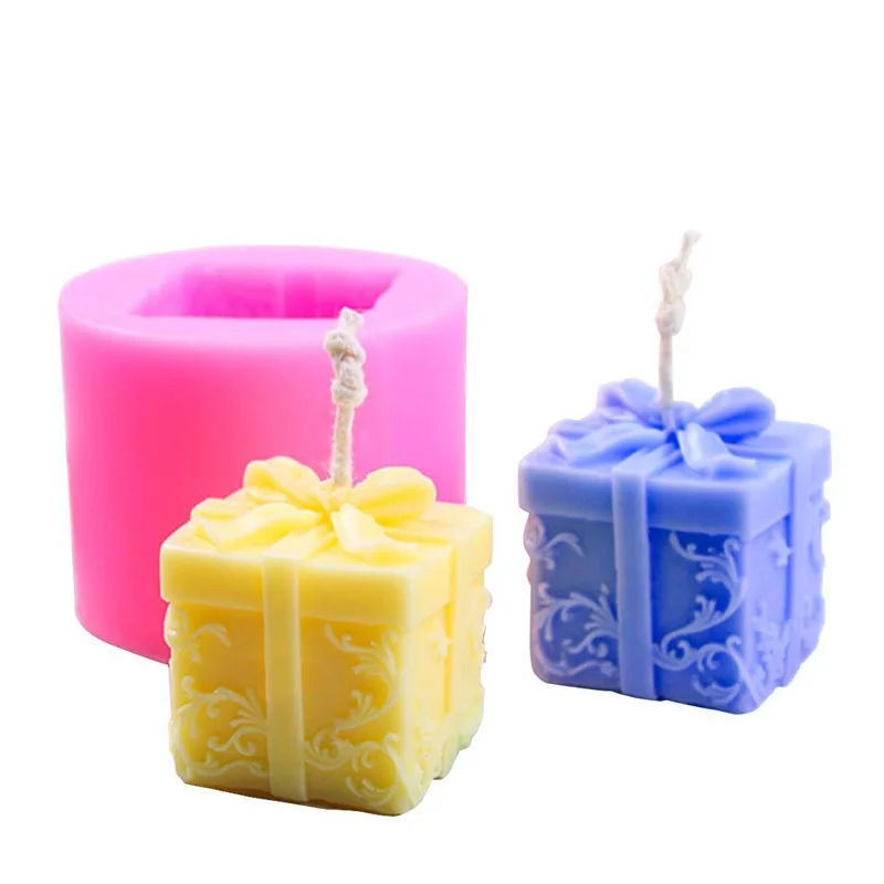 

Epoxy Resin Silicone Mold Christmas Gift Candle Mould Aroma Candle Gypsum Mold For DIY Soap Making Home Decor 1Pc