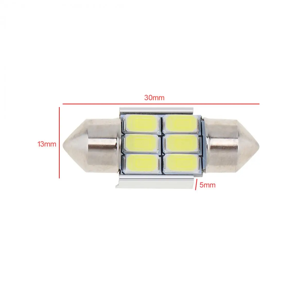 2/5/10 шт. белые 18/28/31 мм 12 В 6/8/12 SMD СВЕТОДИОДНЫЙ ные лампы светодиодные для салона