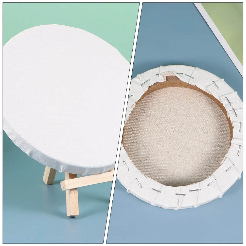 

6 Pcs Round Drawing Boards Blank Painting Boards Oil Painting Boards DIY Panels