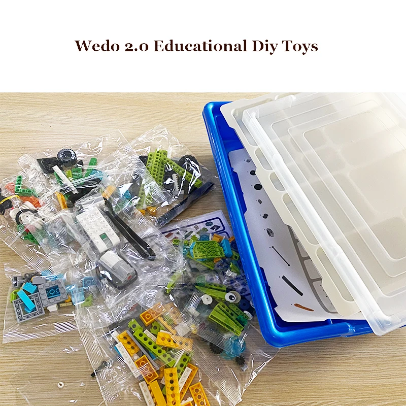 

2021 New Technical Parts Wedo 3.0 Robotics Construction Set Building Blocks Compatible With 45300 Wedo 2.0 Educational Diy Toys