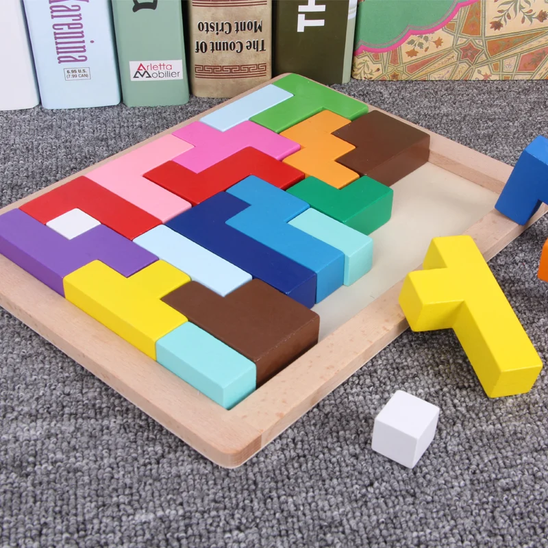 

Детский пазл Развивающие игрушки для детей 3-4-6 лет тетрис детский сад развивающий конструктор