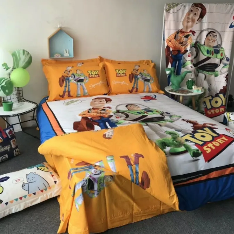Постельные принадлежности Buzz Woody с принтом пододеяльник набор Disney Toy Story