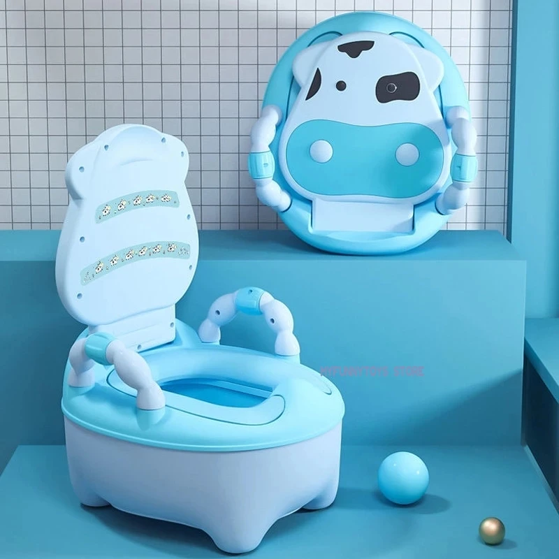 Orinal port&aacute;til multifunci&oacute;n para beb&eacute;, asiento de inodoro para coche, olla de entrenamiento para ni&ntilde;o y ni&ntilde;a-5
