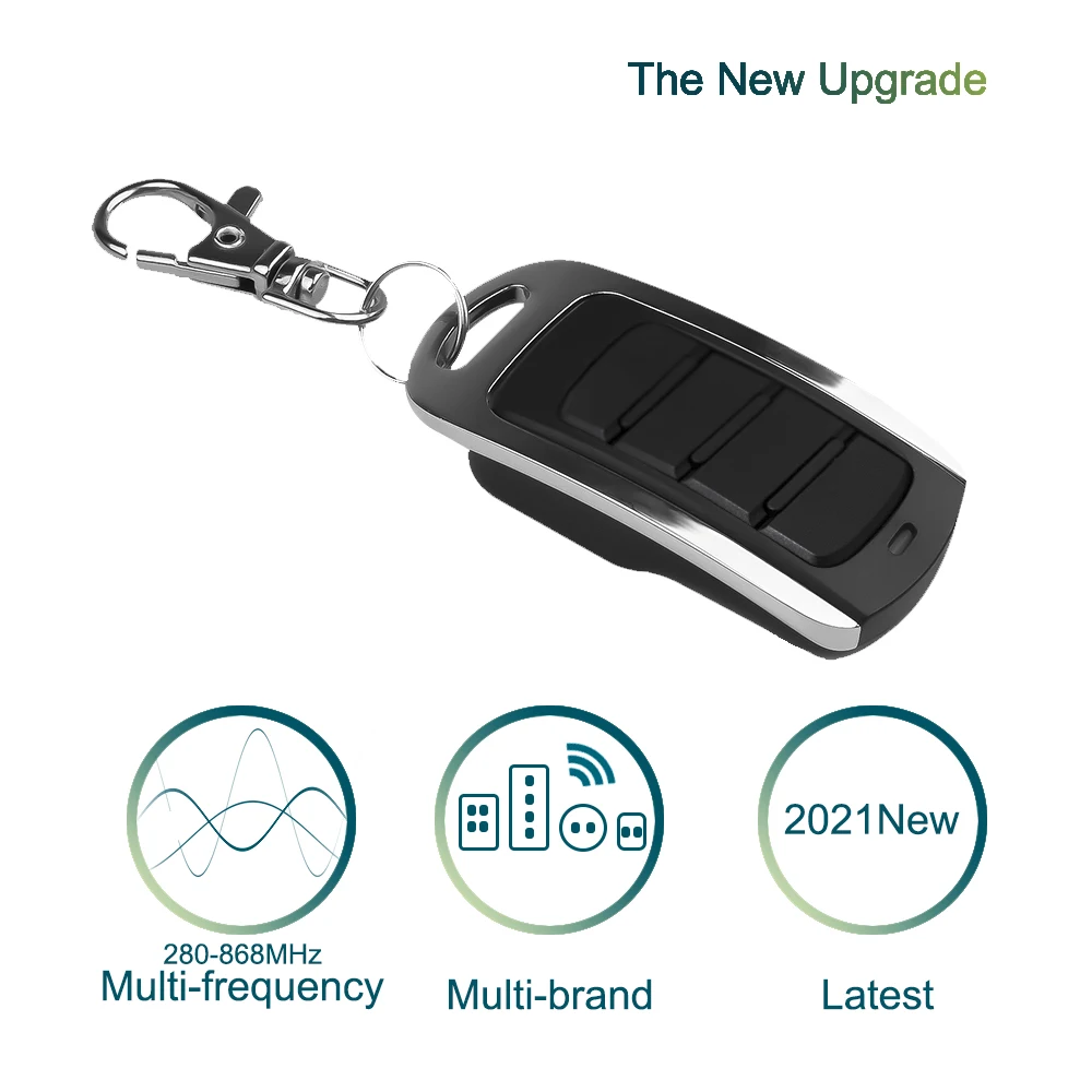 

Garage Door Remote Control 280-868MHz Duplicator V15.0 2021 NEW Gate Opener Key Fob 433.92mhz 434.42mhz 433.42mhz Transmitter