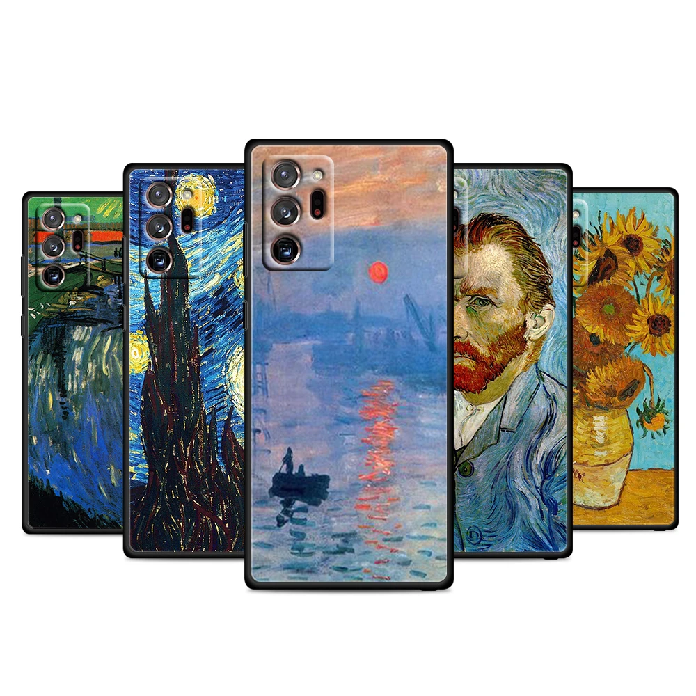 

Van Gogh's Painting for Samsung Galaxy Note 20 10 9 8 M52 M21 F22 M32 A32 F42 F52 M12 M62 M01 M02 Black Phone Case