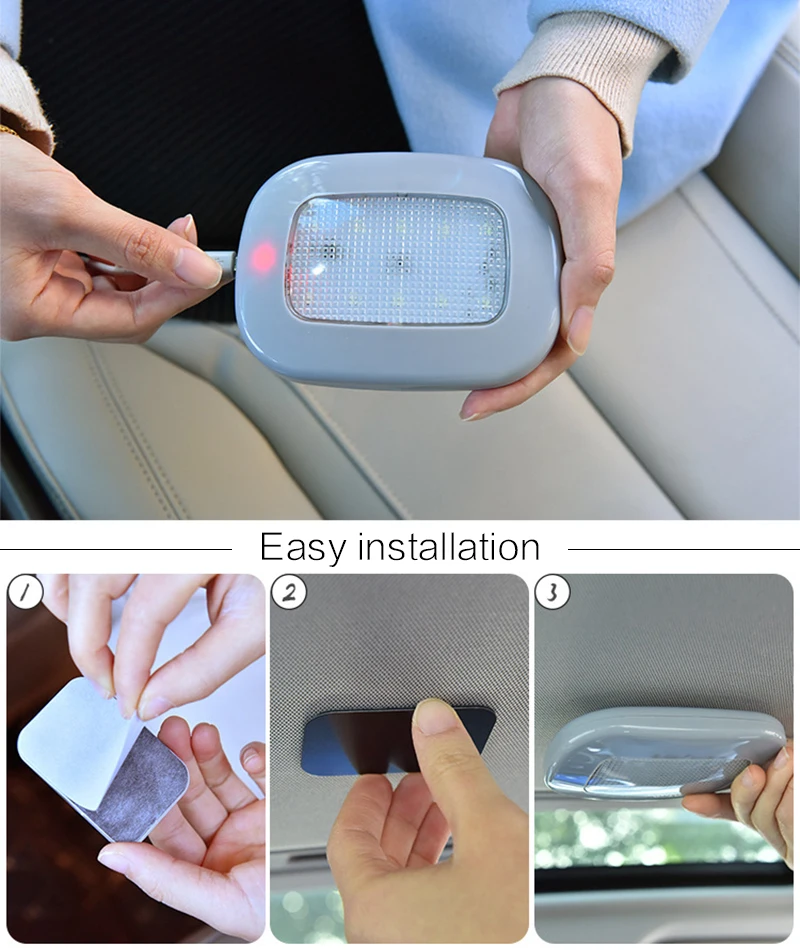 

Car Reading Lamp Led Interior Lamp Lighting Lamp Indoor Rear Compartment Roof Trunk Lamp Car Ceiling Lamp Car Accessories