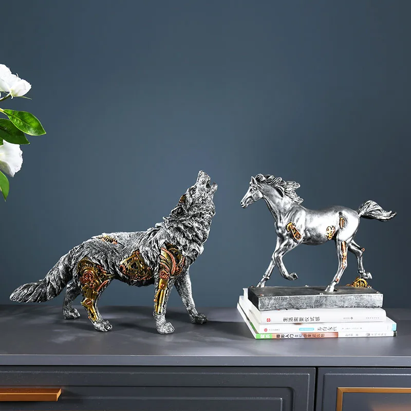 Креативные Ретро предметы интерьера офисные аксессуары для украшения дома робот